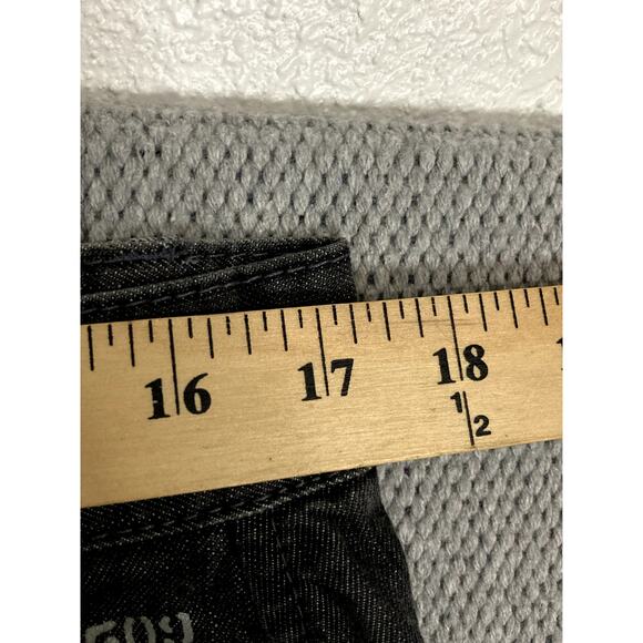 Hurley X Jeans Men's 34X34 Black Relaxed Fit Straight Skater Y2K Button Fly 2007 - Picture 12 of 15